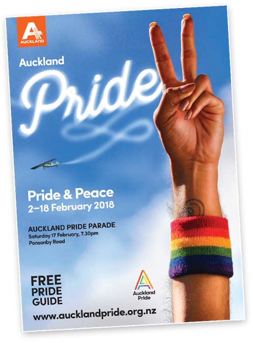 Auckland Pride Festival 2018 Programme Cover